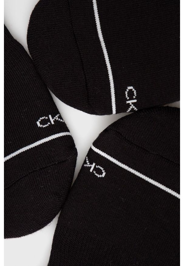Calvin Klein - Skarpetki (3-pack). Kolor: czarny