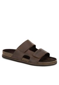 Badura Klapki ACTIVE-44 MI08 Brązowy. Kolor: brązowy. Materiał: nubuk, skóra #2