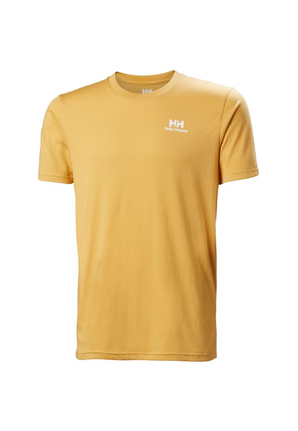 Koszulka Helly Hansen Nord Graphic. Kolor: beżowy, wielokolorowy, żółty. Sport: wspinaczka