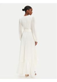 Guess Sukienka wieczorowa 5GGK53 7317A Écru Regular Fit. Materiał: bawełna. Styl: wizytowy #3
