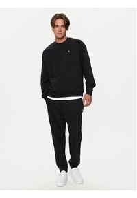 United Colors of Benetton - United Colors Of Benetton Spodnie dresowe 342ZUF01B Czarny Regular Fit. Kolor: czarny. Materiał: bawełna #3