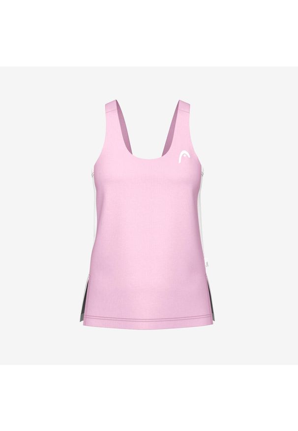 Head - SPIRIT Tank Top Girls. Kolor: fioletowy, różowy, wielokolorowy. Sport: tenis