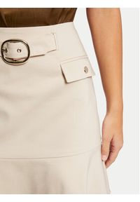 Morgan Spódnica mini 241-JAYA Beżowy Regular Fit. Kolor: beżowy. Materiał: bawełna #5