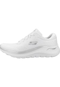 skechers - Buty do chodzenia damskie Skechers Bkrg Arch Fit. Okazja: na co dzień. Zapięcie: sznurówki. Kolor: szary, biały, wielokolorowy. Materiał: materiał, syntetyk. Szerokość cholewki: normalna. Sport: turystyka piesza #2