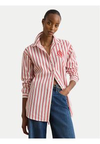 Lauren Ralph Lauren - LAUREN RALPH LAUREN Koszula 200P08746002 Czerwony Relaxed Fit. Kolor: czerwony. Materiał: bawełna #1