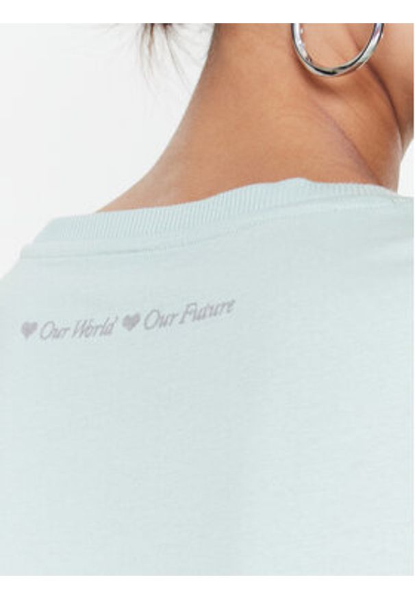 Guess T-Shirt Benita W3RI27 JA914 Zielony Regular Fit. Kolor: zielony. Materiał: bawełna
