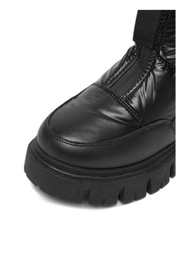 DeeZee Śniegowce HY211254 Czarny. Kolor: czarny. Materiał: materiał, syntetyk