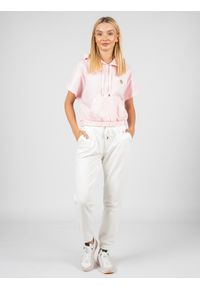 Liu Jo - Liu-Jo Spodnie | TA3146 F0090 | Kobieta | Kremowy. Okazja: na co dzień. Kolor: kremowy. Materiał: bawełna, elastan. Styl: casual #1