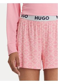 Hugo - HUGO Szorty piżamowe Unite 50490704 Różowy Relaxed Fit. Kolor: różowy. Materiał: wiskoza #4