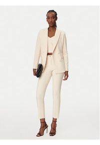 Rinascimento Spodnie materiałowe CFC0128650003 Beżowy Regular Fit. Kolor: beżowy. Materiał: syntetyk #2