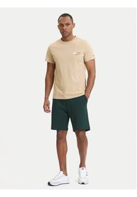 TOMMY HILFIGER - Tommy Hilfiger Szorty sportowe Essential Terry MW0MW37240 Zielony Regular Fit. Kolor: zielony. Materiał: bawełna. Styl: sportowy #4