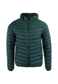 ZUMBA WEAR - Zimowa Kurtka Męska McKees Furka Brytyjska Zielona - Wiatroszczelna i Ciepła. Kolor: zielony. Sezon: zima. Sport: taniec, joga i pilates