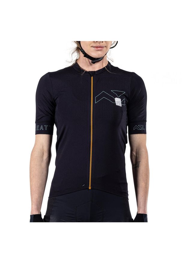 Koszulka rowerowa damska LEATT Jersey MTB Endurance 5.0. Kolor: czarny. Materiał: jersey