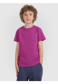 4f - 4F T-shirt regular gładki (2-pack) dziecięcy - multikolor 146/152 (10-12 lat). Okazja: na co dzień. Kolor: wielokolorowy. Materiał: bawełna, materiał, jersey. Długość rękawa: krótki rękaw. Długość: krótkie. Wzór: gładki. Sezon: lato. Styl: klasyczny, młodzieżowy, sportowy, casual
