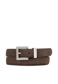 Gino Rossi Pasek Damski BLYL24004-1-S Brązowy. Kolor: brązowy. Materiał: zamsz, skóra