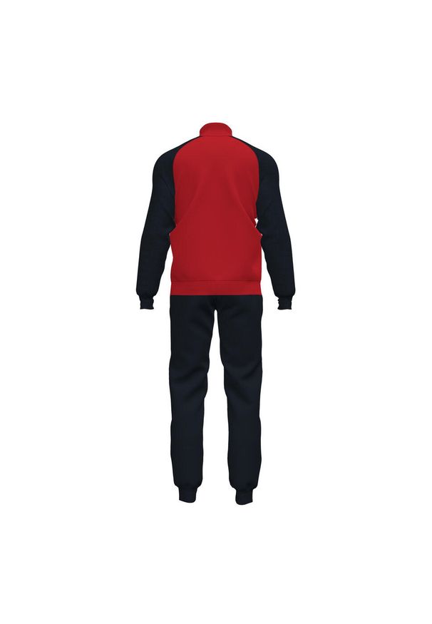 Dres do piłki nożnej męski Joma Academy IV. Kolor: czerwony, czarny, wielokolorowy. Materiał: dresówka