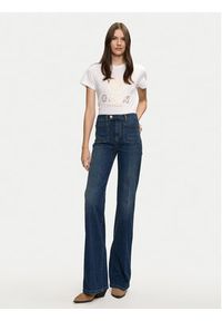 Guess T-Shirt Stacie V4BI00 I3Z14 Biały Regular Fit. Kolor: biały. Materiał: bawełna #3