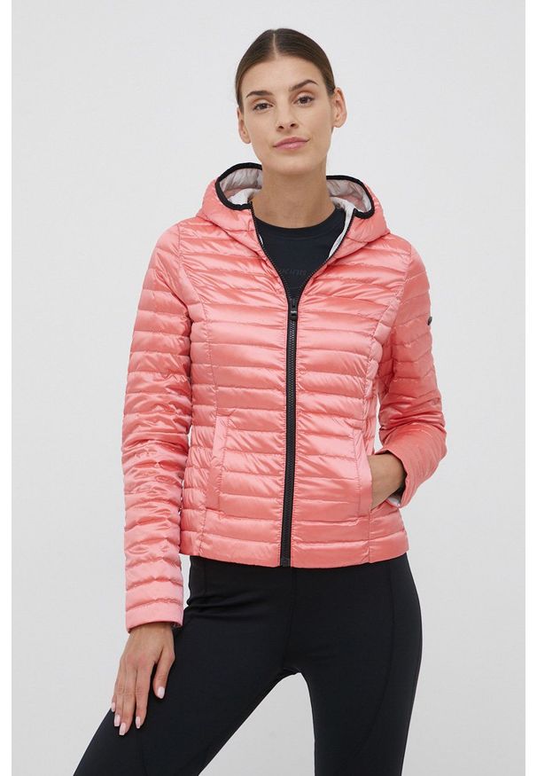 Refrigiwear - RefrigiWear kurtka puchowa damska kolor różowy przejściowa. Kolor: różowy. Materiał: puch. Wzór: gładki