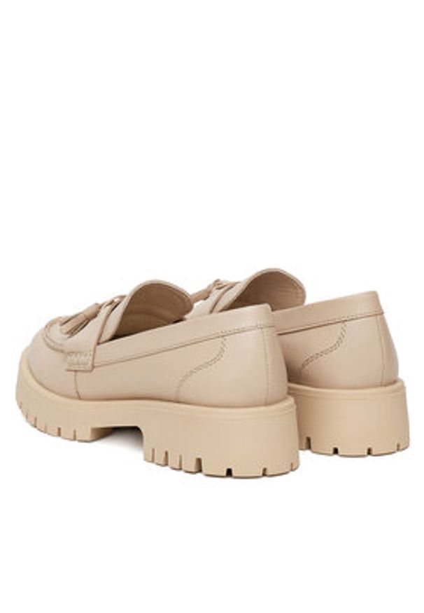 Sergio Bardi Loafersy ARC-F1091-05SB Beżowy. Kolor: beżowy. Materiał: skóra