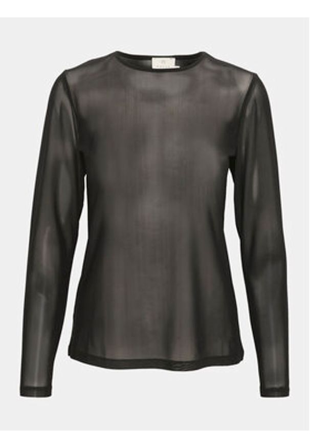 Kaffe Bluzka Solla 10551939 Czarny Regular Fit. Kolor: czarny. Materiał: syntetyk