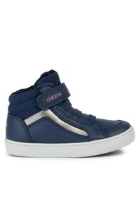 Geox Sneakersy B Gisli Girl B361MF 05410 C4002 M Granatowy. Kolor: niebieski