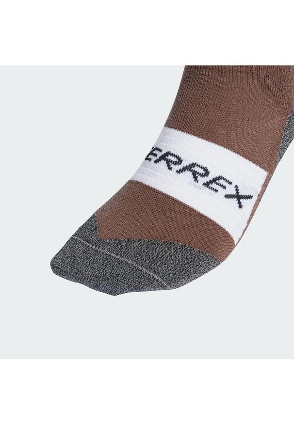 Adidas - Skarpety do łydki Terrex Xperior CLIMAWARM Merino Crew. Kolor: brązowy, wielokolorowy, beżowy. Technologia: ClimaWarm (Adidas). Sport: turystyka piesza