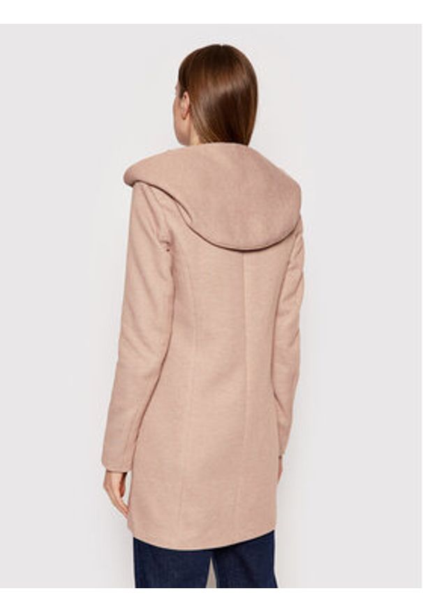 only - ONLY Płaszcz przejściowy Sedona 15142911 Różowy Regular Fit. Kolor: różowy. Materiał: syntetyk