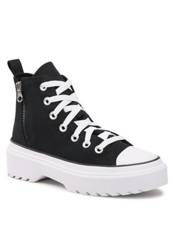 Converse Trampki Chuck Taylor All Star Lugged Lift Hi A03011C Czarny. Kolor: czarny. Materiał: materiał