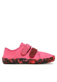 Froddo Sneakersy Barefoot Canvas G1700358-3 D Różowy. Kolor: różowy. Materiał: materiał