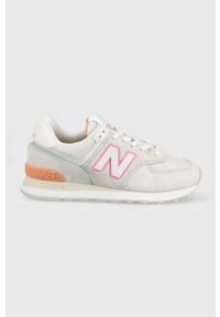 New Balance sneakersy WL574CJ2 kolor szary. Nosek buta: okrągły. Kolor: szary. Materiał: guma. Model: New Balance 574 #1
