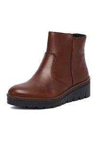 Rieker Botki CEO-X9165-27 Brązowy. Kolor: brązowy. Materiał: skóra