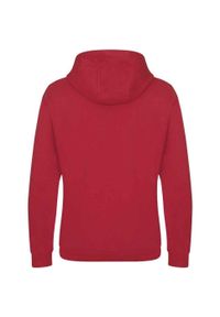 AWDIS - Męska Bluza Z Kapturem Just Hoods Graduate Heavyweight Hoodie. Typ kołnierza: kaptur. Kolor: czerwony