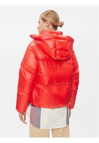 TOMMY HILFIGER - Tommy Hilfiger Kurtka puchowa New York Gloss WW0WW40836 Czerwony Relaxed Fit. Kolor: czerwony. Materiał: syntetyk #5