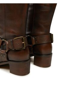 Bronx Kozaki High boots 14291-A Brązowy. Kolor: brązowy. Materiał: skóra #3