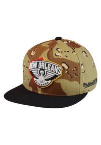 Czapka z daszkiem Mitchell & Ness NBA New Orleans Pelicans Choco -NOPYYPPPCAMO. Kolor: brązowy #1