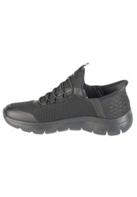 skechers - Buty sportowe Sneakersy chłopięce, Slip-Ins: Summits - High Range. Kolor: czarny. Model: Skechers Sport. Sport: turystyka piesza