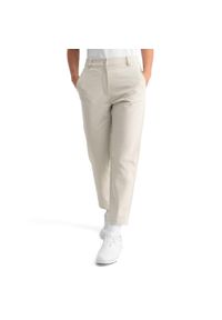 SIROKO - Damskie długie spodnie golfowe Berbes. Kolor: beżowy. Materiał: tkanina. Długość: długie. Sport: golf #1