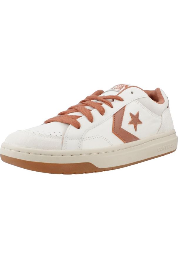 Tenisówki Converse Model Pro Blaze Classic Leather&suede Kolor Biały. Kolor: biały. Materiał: tkanina, skóra