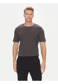 BOSS T-Shirt Logo Future 50543796 Szary Regular Fit. Kolor: szary. Materiał: bawełna