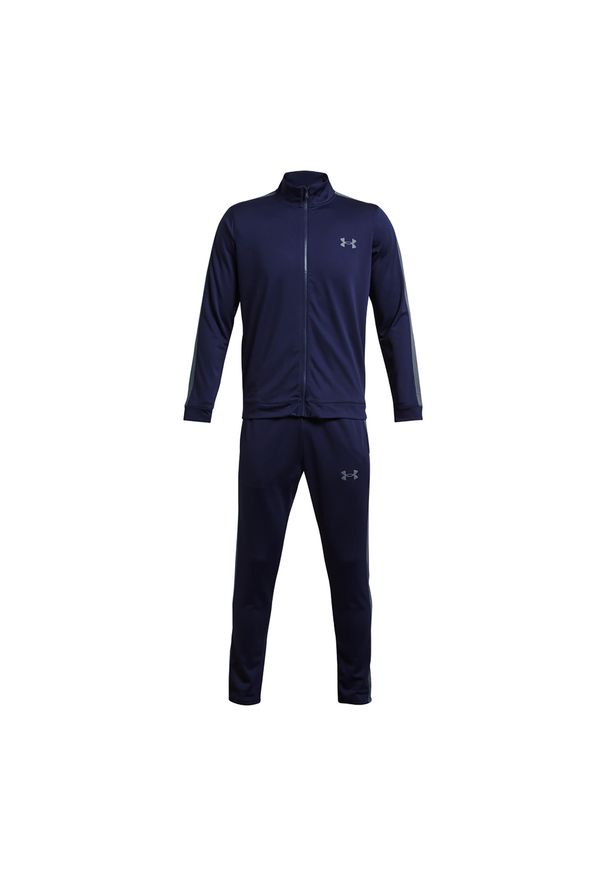 Dres męski Under Armour UA Knit Track Suit. Kolor: niebieski. Materiał: dresówka