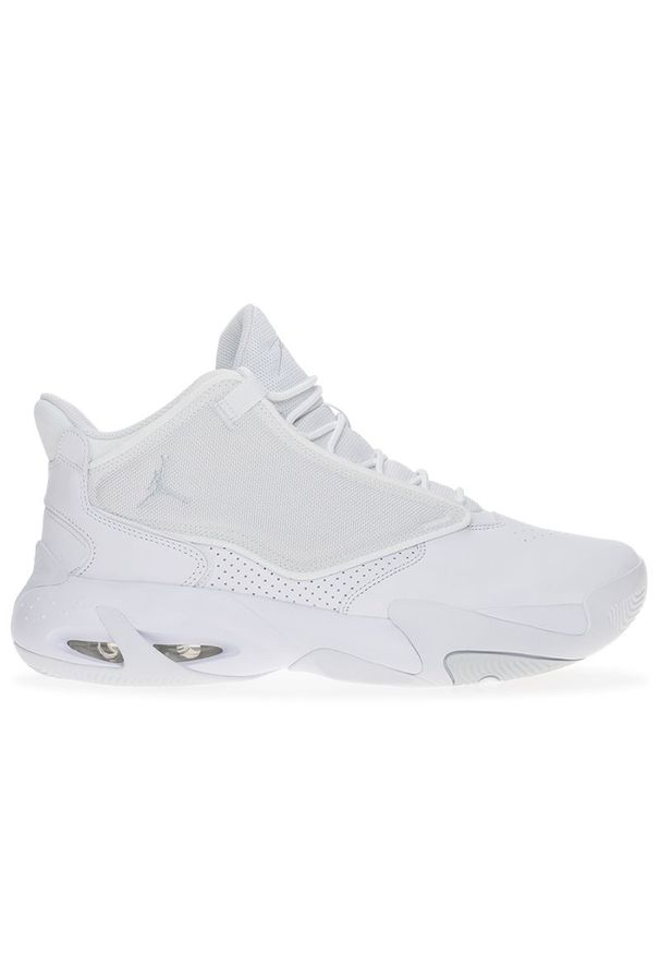 Buty Nike Jordan Max Aura 4 DN3687-101 - białe. Kolor: biały. Materiał: guma, syntetyk, skóra, materiał. Szerokość cholewki: normalna