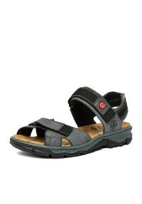 Rieker Sandały CEO-68851-14 Niebieski. Kolor: niebieski. Materiał: skóra #8