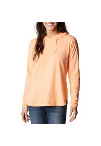 columbia - Bluza trekkingowa damska Columbia Sun Trek EU Hooded Pullover. Kolor: wielokolorowy, żółty, pomarańczowy