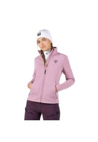 Bluza narciarska Rossignol W Classique Hybrid Clim FZ różowa. Kolor: różowy. Sezon: zima. Sport: narciarstwo