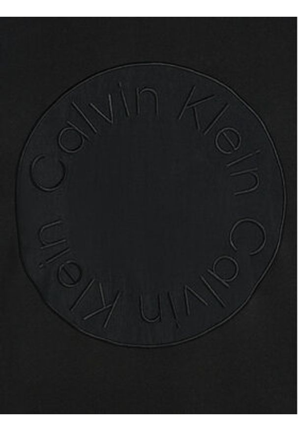Calvin Klein Bluza K10K111810 Czarny Regular Fit. Kolor: czarny. Materiał: bawełna