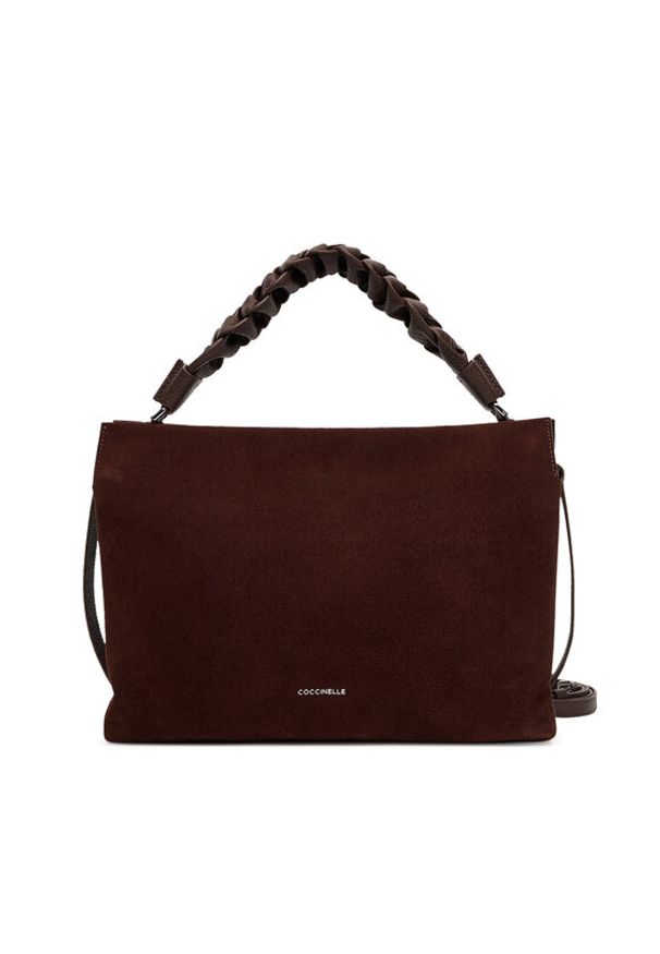 Coccinelle Torebka P6P Boheme Suede Bimaterial E1 P6P 19 02 01 Brązowy. Kolor: brązowy. Materiał: skórzane, zamszowe