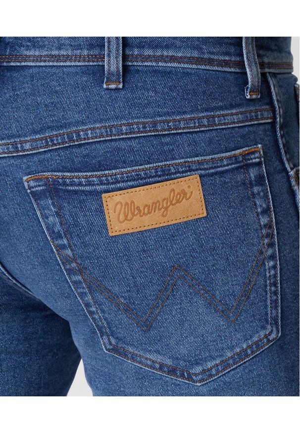 Wrangler - WRANGLER TEXAS SLIM MĘSKIE SPODNIE JEANSOWE JEANSY COOL SHADE W12SYLZ88 112330697