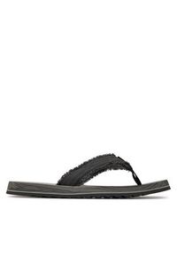 skechers - Skechers Japonki Tantric-Fritz 205098/BLK Czarny. Kolor: czarny. Materiał: materiał #4