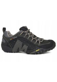 Merrell - Buty trekkingowe na co dzień męskie MERRELL INTERCEPT skóra duży rozmiar. Okazja: na co dzień. Kolor: wielokolorowy. Materiał: skóra