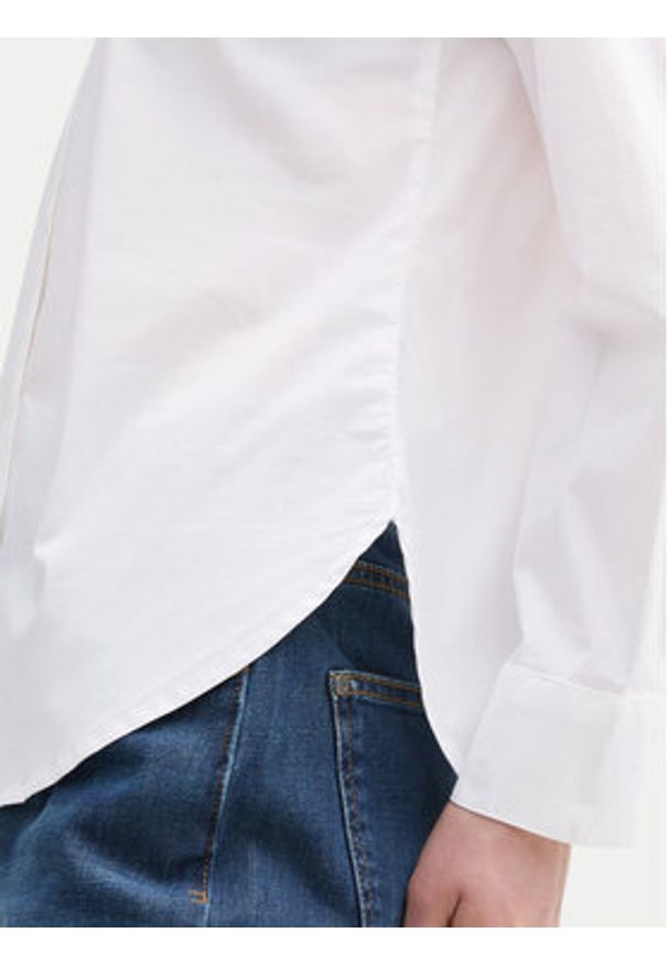 Tom Tailor Koszula 1045243 Biały Regular Fit. Kolor: biały. Materiał: bawełna